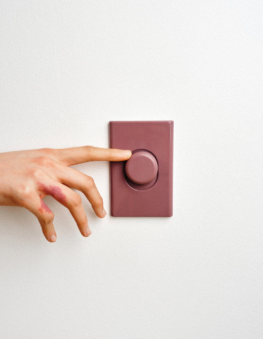 Switch T-1 toggle switch cover in Karsh, installed, view 2